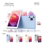 Discover Tablette Android Discover. P70 Mémoire 8 Go Ram/512 Go Rom Android 12- 7 Pouce Batterie 5000mAh
