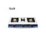 Ilux Cuisinière à Gaz – Allumage Automatique – Réchaud 3 Feux – LXG-3011
