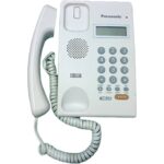 Panasonic Téléphone Fixe Avec Fil – KX-TS402SX- Avec Ecran + Haut Parleur